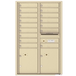 4C Horizontal mailbox 16 Compartment