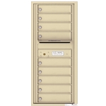 9 Tenant Doors with Outgoing Mail Compartment - 4C Recessed Mount versatile™ - Model 4C11S-09