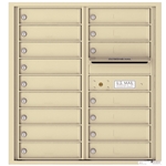 16 Tenant Doors with Outgoing Mail Compartment - 4C Recessed Mount versatile™ - Model 4C09D-16