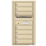 7 Tenant Doors with Outgoing Mail Compartment - 4C Recessed Mount versatile™ - Model 4C09S-07