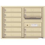 Florence 4C mailboxes are USPS Approved and meet or exceed STD-4C requirements for new construction and major renovations. They are also ideal for private delivery applications. 10 Tenant Doors with Outgoing Mail Compartment - 4C Recessed Mount versatile™ - Model 4C06D-10