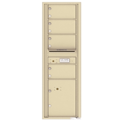 4C Horizontal mailbox 4 Compartment