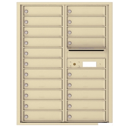 Florence 4C mailboxes are USPS Approved and meet or exceed STD-4C requirements for new construction and major renovations. They are also ideal for private delivery applications. 20 Tenant Doors with Outgoing Mail Compartment - 4C Recessed Mount versatile™ - Model 4C11D-20