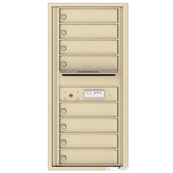 8 Tenant Doors with Outgoing Mail Compartment - 4C Recessed Mount versatile™ - Model 4C10S-08