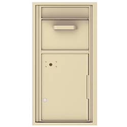 Collection / Drop Box Unit with Pull Down Hopper for Mail Collection - 4C Recessed Mount versatile™ - Model 4C09S-HOP