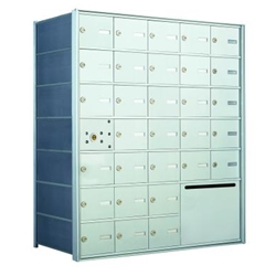 30 Tenant Doors with 1 Master Door and 1 Outgoing Mail Compartment - 1400 Series USPS 4B+ Approved Horizontal Replacement Mailbox - Model 140075OUA