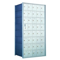 39 Tenant Doors with 1 Master Door - 1600 Series Front Loading, Recess-Mounted Private Delivery Mailboxes - Model 160085A