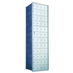 47 Tenant Doors with 1 Master Door - 1600 Series Front Loading, Recess-Mounted Private Delivery Mailboxes - Model 1600124A