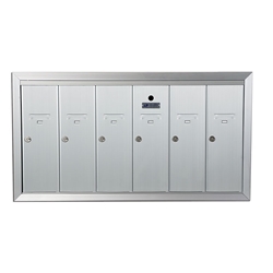larger usps recessed compartment mailboxes approved vertical six replacement mount apartment series
