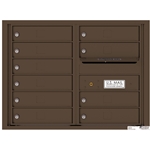 Florence robust versatile™ 4C mailbox with 6 door / 6 doors line was developed with a simple to use a modular system that provides a very flexible solution for your individual project needs - taking the guesswork out of meeting the necessary USPS requirements and/or ADA Fair Housing requirements, too. Standard pre-configured options are available for simple installations, or custom-build a solution from a base unit to make your centralized mail center stand out from the rest. Available in three mounting types, this indoor/outdoor solution can effectively replace an outdated mailbox installation or be designed for any new construction project.