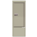 Package Protector™ PORT for Single Family Homes - Carrier Neutral Package Delivery Box in Depot Mount Cabinet - Postal Grey Color
