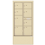 8 Parcel Lockers - 4C Depot versatile™ - Model 4C16D-8P-D