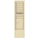 7 Tenant Doors with Parcel Locker and Outgoing Mail Compartment - 4C Depot versatile™ - Model 4C15S-07-D