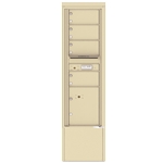 4 Tenant Doors with Parcel Locker and Outgoing Mail Compartment - 4C Depot versatile™ - Model 4C15S-04-D
