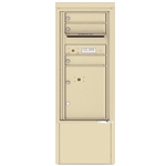 3 Tenant Doors with Parcel Locker and Outgoing Mail Compartment - 4C Depot versatile™ - Model 4CADS-03-D