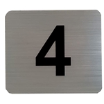 Replacement Number Decal / Number Plate for Florence Cluster Box Unit (CBU) or Florence 4C Mailboxes K91514