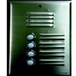 558SS4P 4 button stainless steel speaker panel