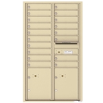 Florence 4C mailboxes are USPS Approved and meet or exceed STD-4C requirements for new construction and major renovations. They are also ideal for private delivery applications. 18 Tenant Doors with 2 Parcel Lockers and Outgoing Mail Compartment - 4C Recessed Mount versatile™ - Model 4C15D-18