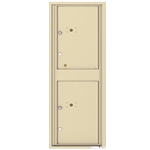 2 Parcel Doors / Parcel Locker - 4C Recessed Mount versatile™ - Model 4C13S-2P