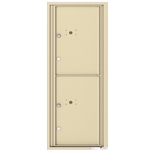 2 Parcel Doors / Parcel Lockers - 4C Recessed Mount versatile™ - Model 4C12S-2P