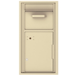 Collection / Drop Box Unit with Pull Down Hopper for Mail Collection - 4C Recessed Mount versatile™ - Model 4C09S-HOP
