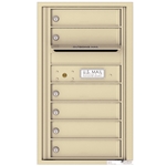 6 Tenant Doors with Outgoing Mail Compartment - 4C Recessed Mount versatile™ - Model 4C08S-06
