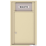 Trash/Recycling Bin with 1 Collection Area - 4C Recessed Mount versatile™ - Model 4C08S-Bin