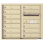 12 Tenant Doors with Outgoing Mail Compartment - 4C Recessed Mount versatile™ - Model 4C07D-12