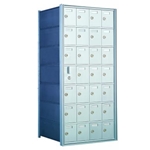 7 Doors High x 4 Doors Wide - Custom 1600 Series Front Loading, Recess-Mounted Private Delivery Mailboxes - Model 160074-SP