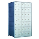 7 Doors High x 5 Doors Wide - Custom 1600 Series Front Loading, Recess-Mounted Private Delivery Mailboxes - Model 160075-SP