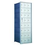 8 Doors High x 3 Doors Wide - Custom 1600 Series Front Loading, Recess-Mounted Private Delivery Mailboxes - Model 160083-SP