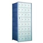 8 Doors High x 4 Doors Wide - Custom 1600 Series Front Loading, Recess-Mounted Private Delivery Mailboxes - Model 160084-SP