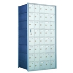 8 Doors High x 5 Doors Wide - Custom 1600 Series Front Loading, Recess-Mounted Private Delivery Mailboxes - Model 160085-SP