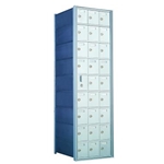 9 Doors High x 3 Doors Wide - Custom 1600 Series Front Loading, Recess-Mounted Private Delivery Mailboxes - Model 160093-SP