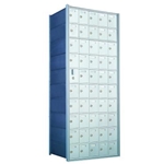 10 Doors High x 5 Doors Wide - Custom 1600 Series Front Loading, Recess-Mounted Private Delivery Mailboxes - Model 1600105-SP