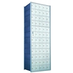 12 Doors High x 5 Doors Wide - Custom 1600 Series Front Loading, Recess-Mounted Private Delivery Mailboxes - Model 1600125-SP