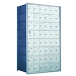 8 Doors High x 6 Doors Wide - Custom 1600 Series Front Loading, Recess-Mounted Private Delivery Mailboxes - Model 160086-SP