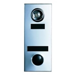 Mechanical Door Chime - Silver Chrome - with Wide Angle Viewer or Optional UL (Fire Rated) Viewer, Name and Number Slots - Model 686105-02