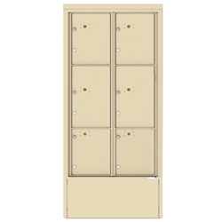 6 Parcel Lockers - 4C Depot versatile™ - Model 4C16D-6P-D