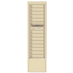 14 Tenant Doors and Outgoing Mail Compartment - 4C Depot versatile™ - Model 4C16S-14-D