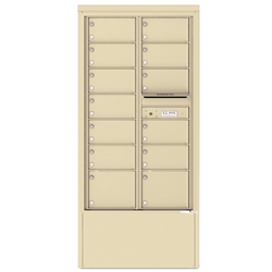 13 Tenant Doors and Outgoing Mail Compartment - 4C Depot versatile™ - Model 4C15D-13-D