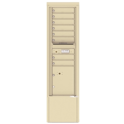 8 Tenant Doors with Parcel Locker and Outgoing Mail Compartment - 4C Depot versatile™ - Model 4C15S-08-D