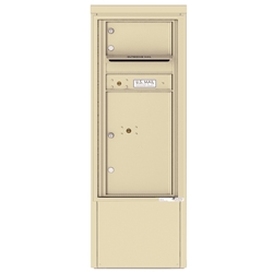 1 Tenant Door with Parcel Locker and Outgoing Mail Compartment - 4C Depot versatile™ - Model 4CADS-01-D