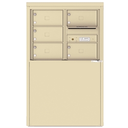 5 Tenant Doors and Outgoing Mail Compartment - 4C Depot versatile™ - Model 4C06D-05X-D
