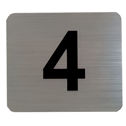 Replacement Number Decal / Number Plate for Florence Cluster Box Unit (CBU) or Florence 4C Mailboxes K91514