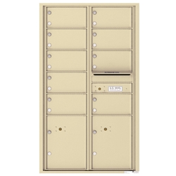 4C Horizontal mailbox 9 Compartment