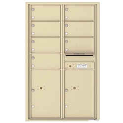 4C Horizontal mailbox 7 Compartment