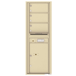 4C Horizontal mailbox 3 Compartment