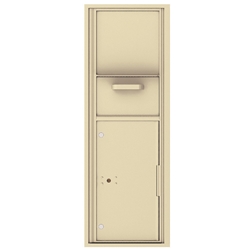 Collection / Drop Box Unit with Pull Down Hopper for Mail Collection - 4C Recessed Mount versatile™ - Model 4C14S-HOP