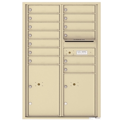 4C Horizontal mailbox 13 Compartment